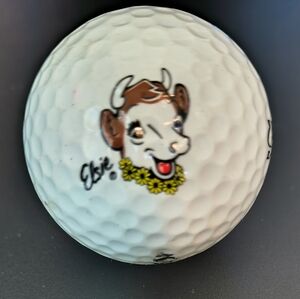 Vintage Original ULTRA DPS 1 Wilson 90 Golf Ball Elsie The Cow Logo Borden Dairy